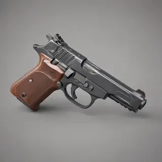gun with no background