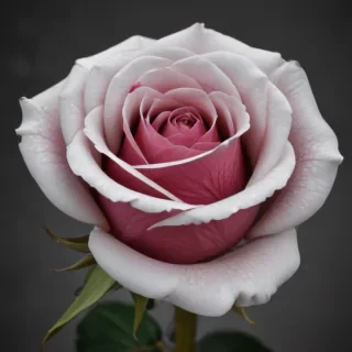 rose with black and white background