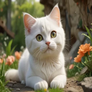 cute cat cartoon wallpaper