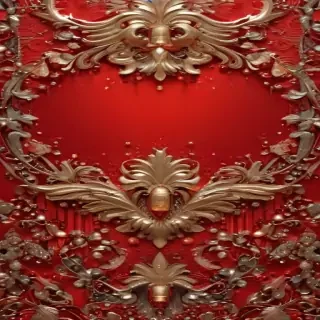 sparkly red background