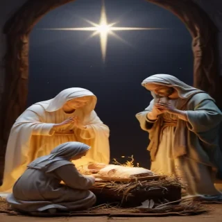 free christmas nativity scene
