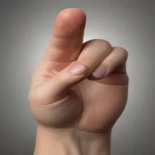 finger point png