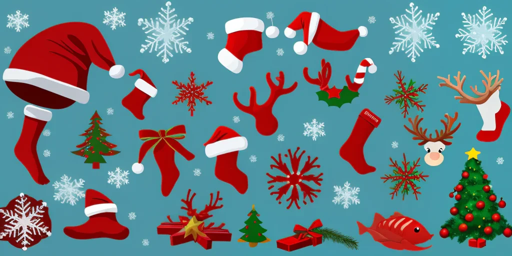 christmas reef clipart