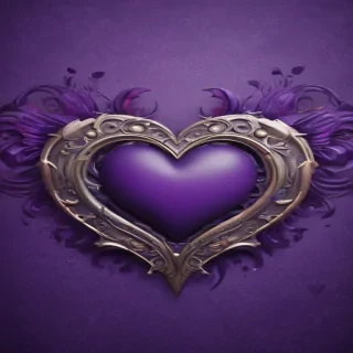 purple hearts wallpaper