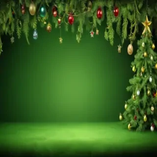 green christmas background