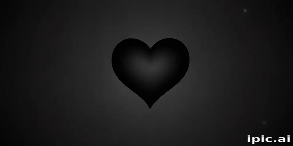 black heart background