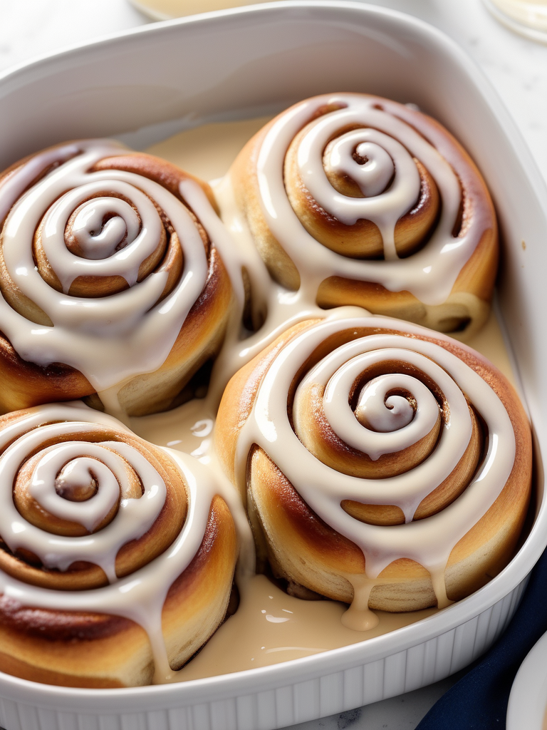 cinnamon rolls with sweetened condensed milk