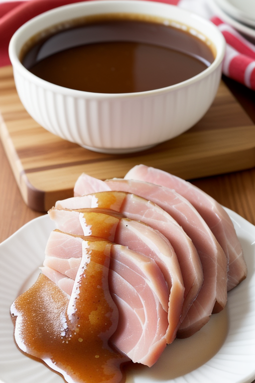3-ingredient brown sugar ham glaze