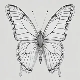 butterfly png outline