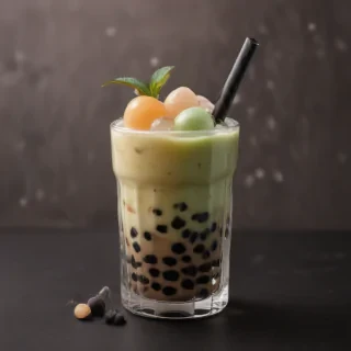 boba tea background