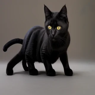 cat black png