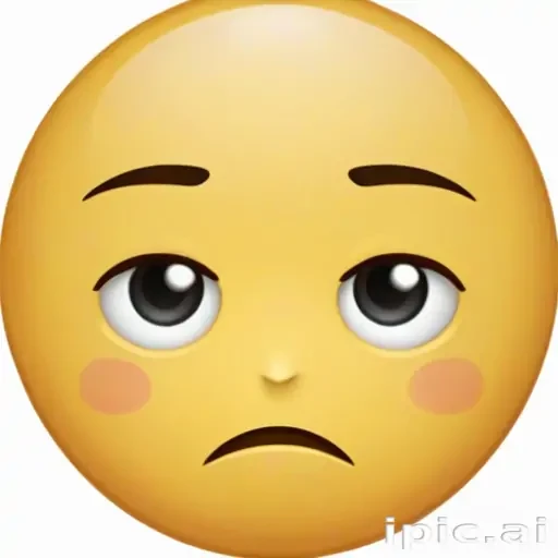 sad face emoji png