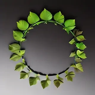 leaf circle