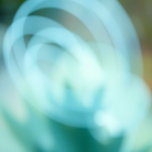 Create a soft focus abstract image with swirling shades of blue and green, captured using a Canon EOS R5, 50mm lens, f/1.8 aperture, ISO 100, at a shutter speed of 1/60 sec, in natural light, with a shallow depth of field for an ethereal effect.