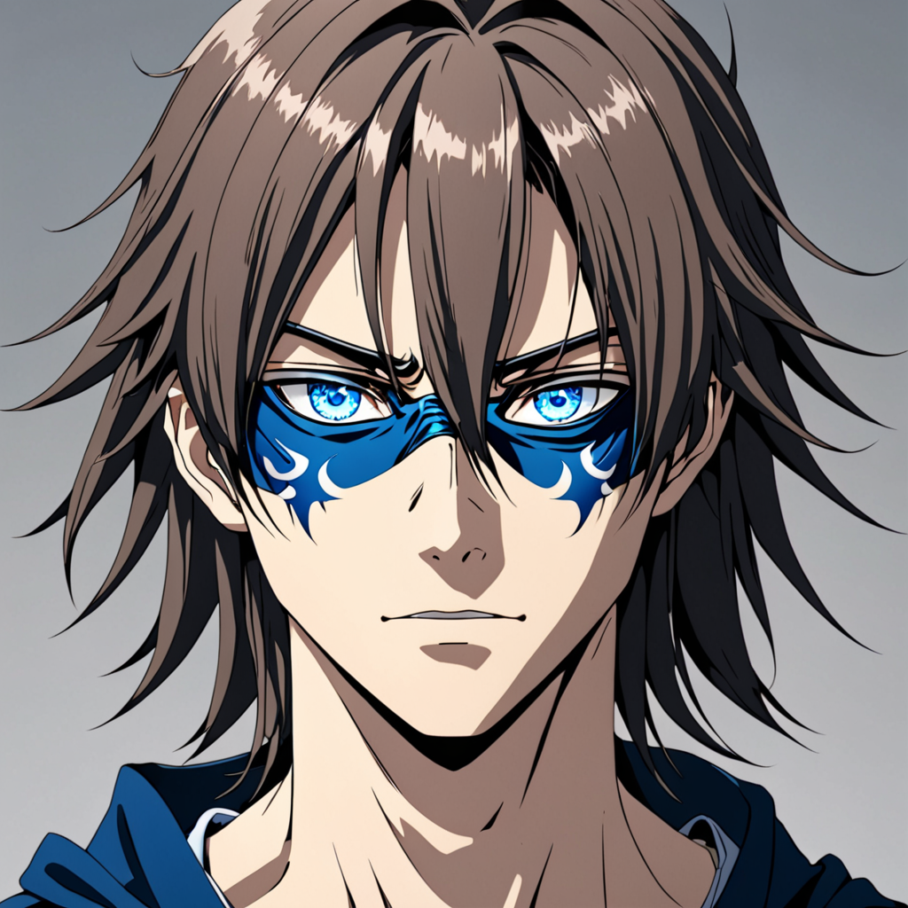 Free Ai Image Generator High Quality And 100 Unique Images Ipicai — Anime Boy With Blue 8953
