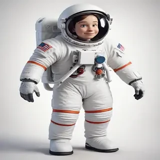 astronaut cartoon