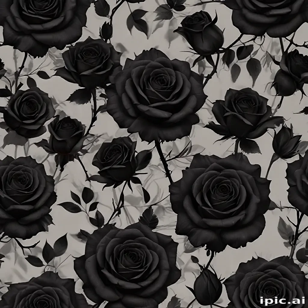 black roses background