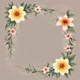png border flower