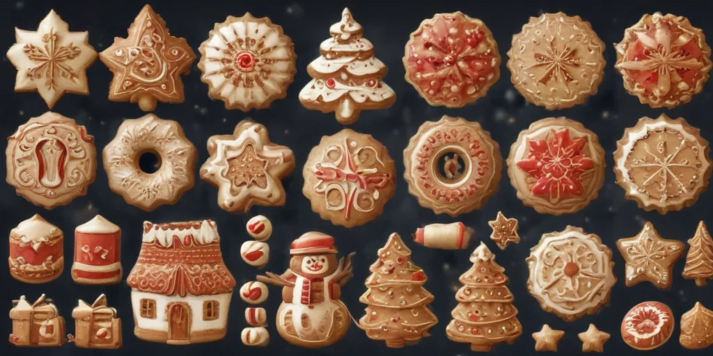 clip art christmas cookies