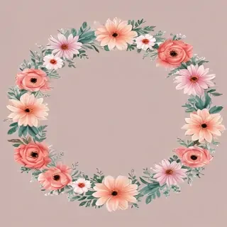 flower circle png