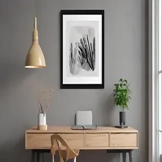 framed art mockup