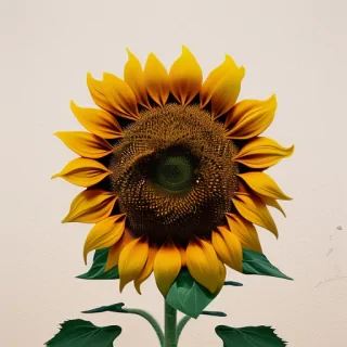 sunflower outline