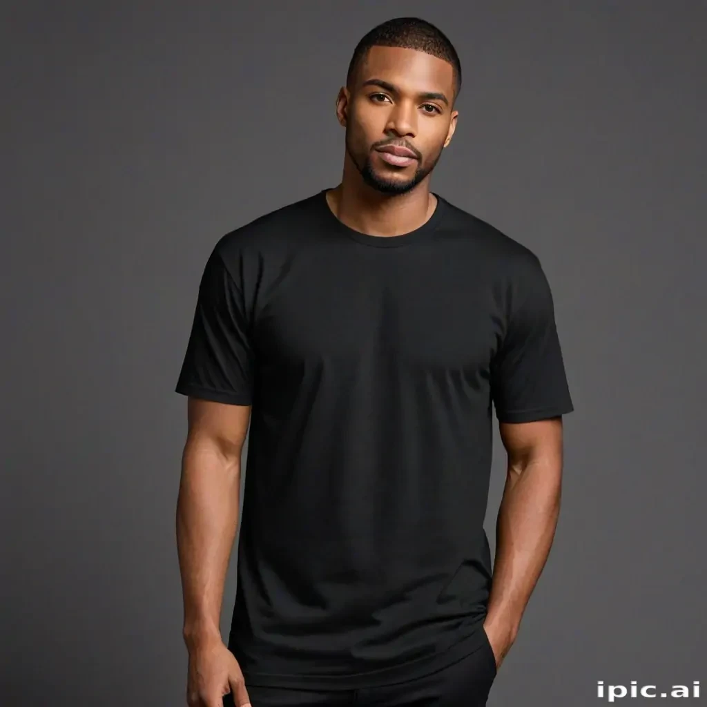 black tee png