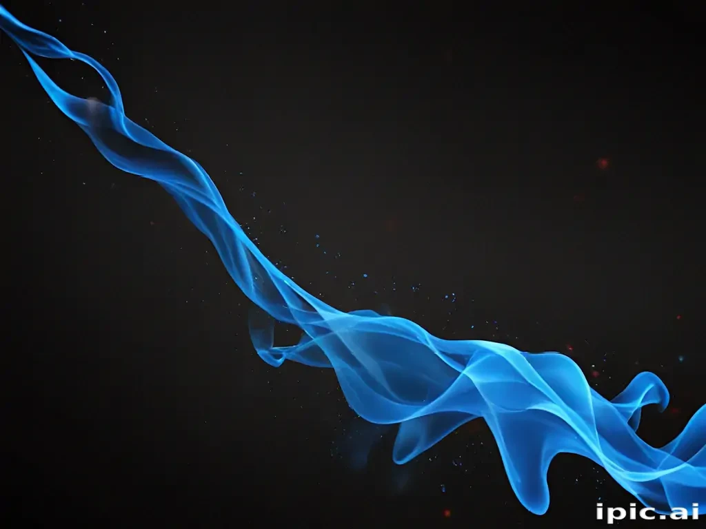 black background with blue