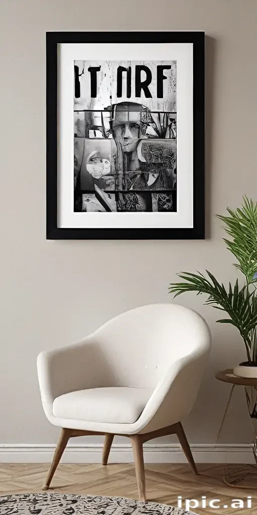 framed art mockup