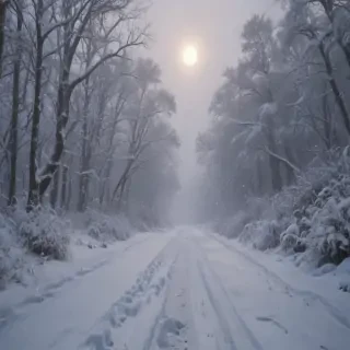 snow falling png