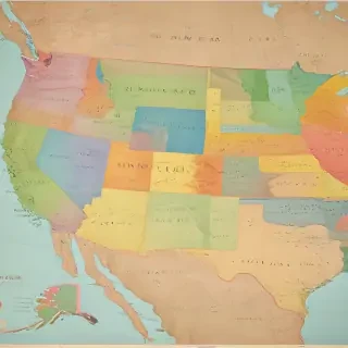united states map