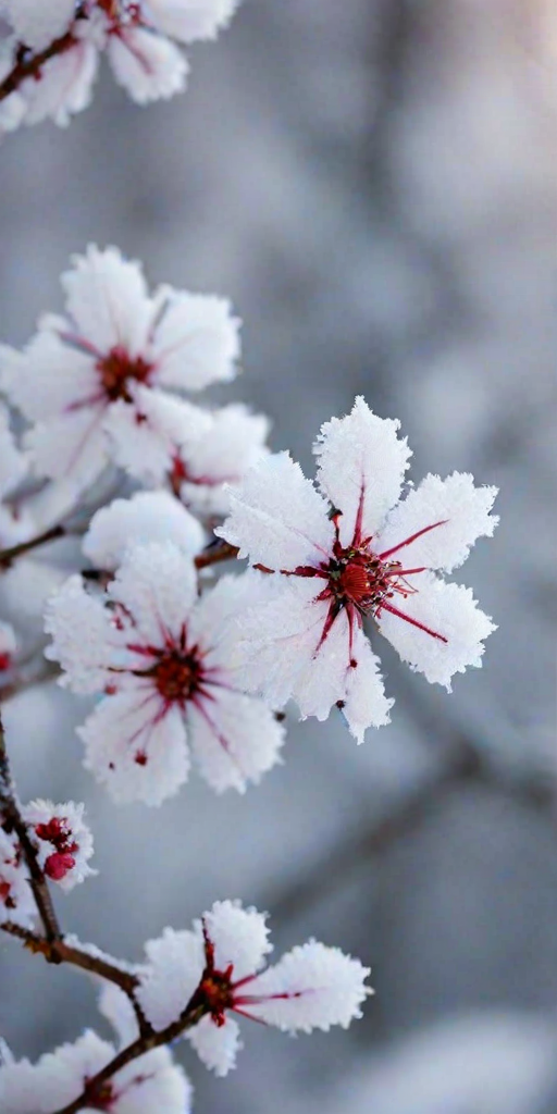 winter flower wallpaper background