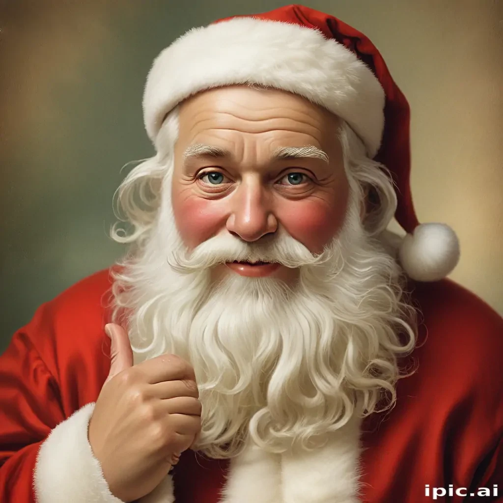 vintage santa images free