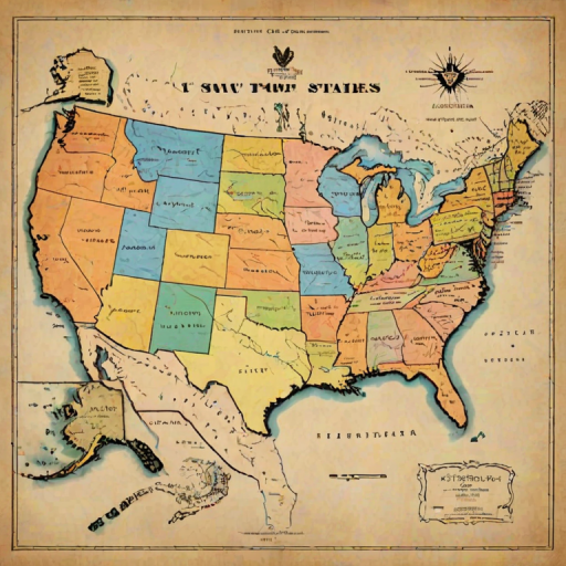 map of the usa states