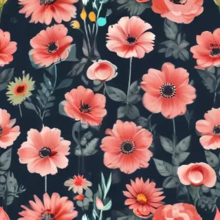 aesthetic flower wallpaper