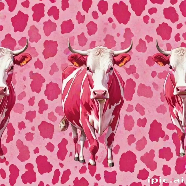 pink cow print wallpaper