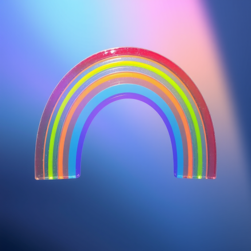 transparent rainbow
