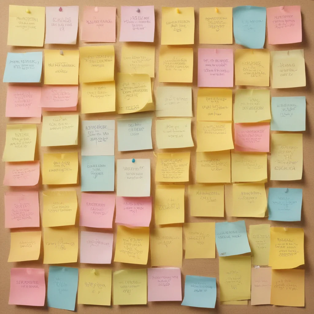 sticky notes png transparent