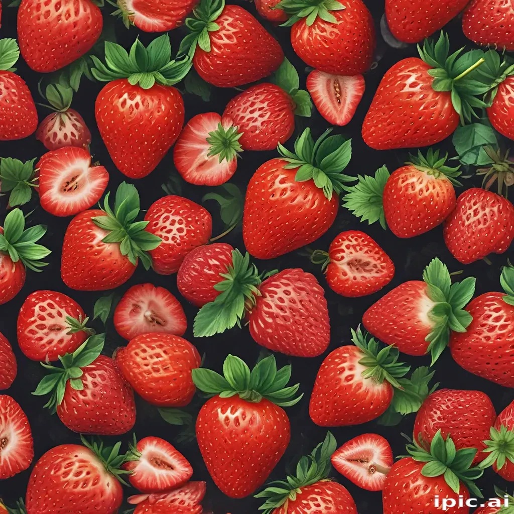 strawberry wallpaper iphone