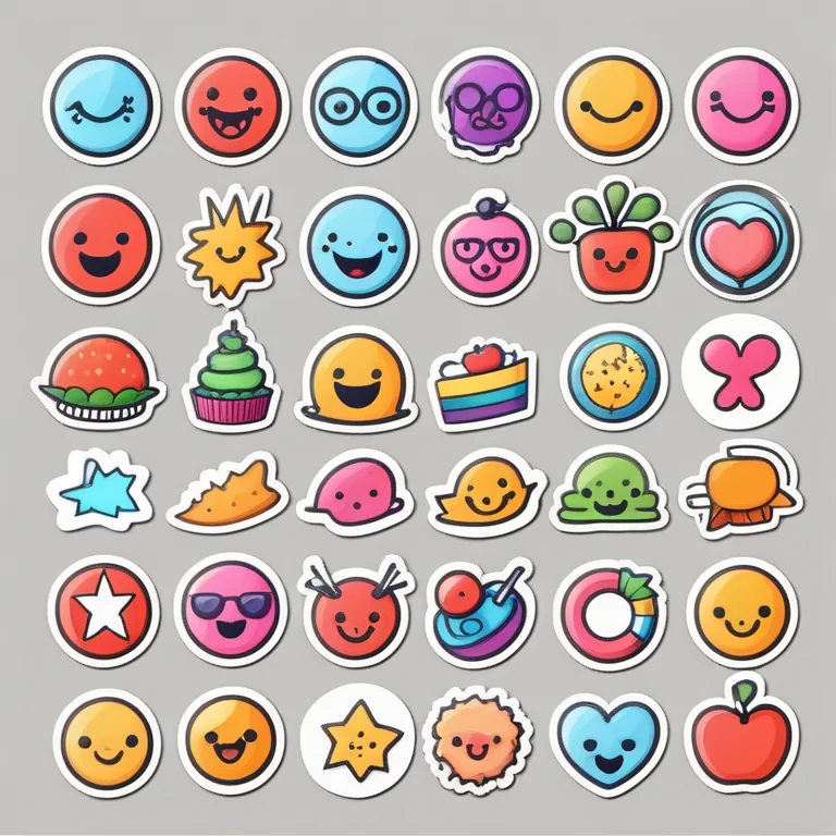 stickers clip art