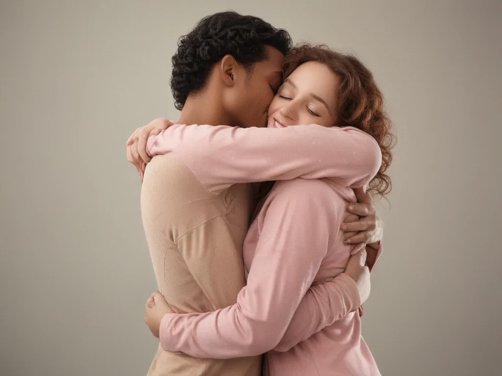 hugging png