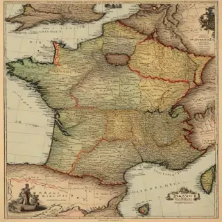 map of france