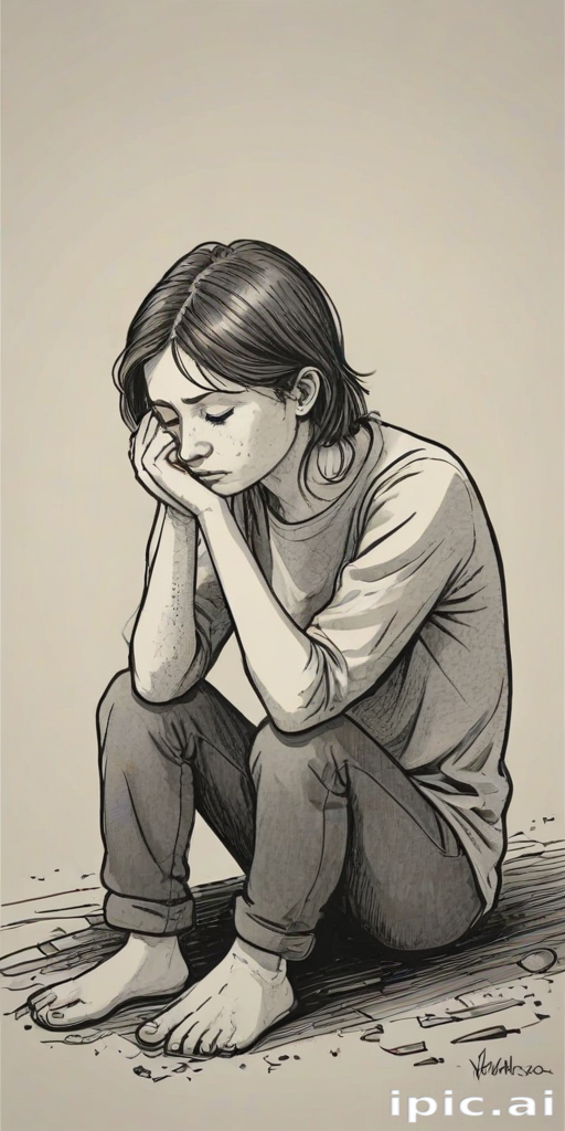 cartoon images of depression
