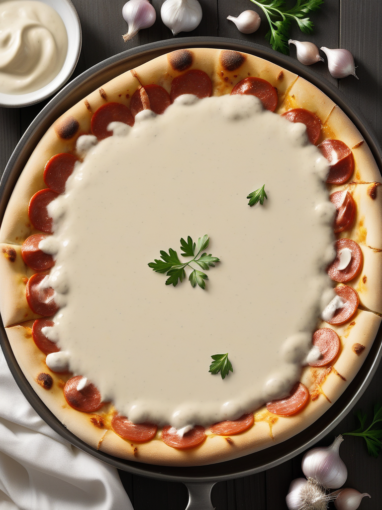 creamy garlic sauce for pizza