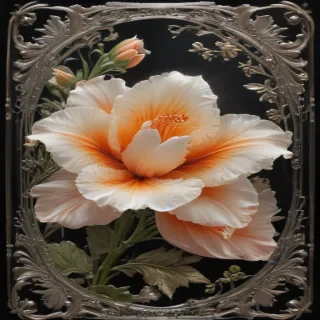 flower transparent border