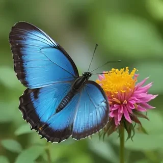 blue butterfly