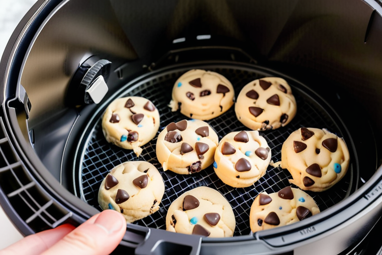 frozen cookie dough in air fryer