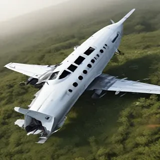 crashed plane png