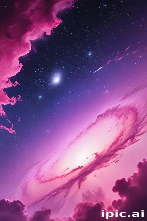pink galaxy wallpaper