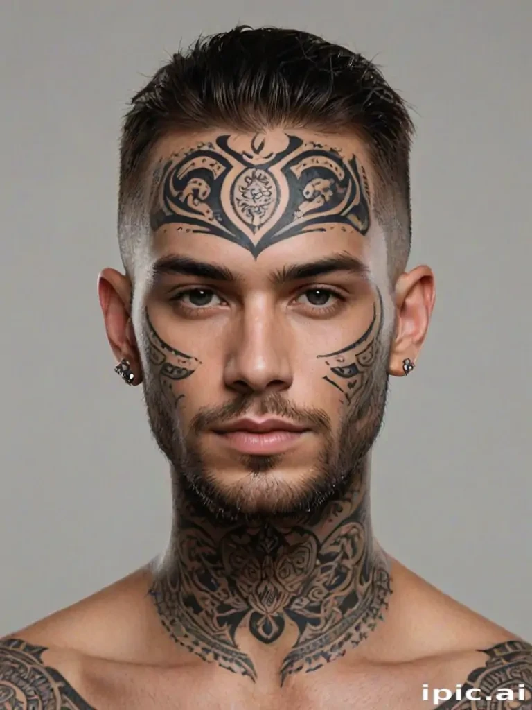 face tattoo png